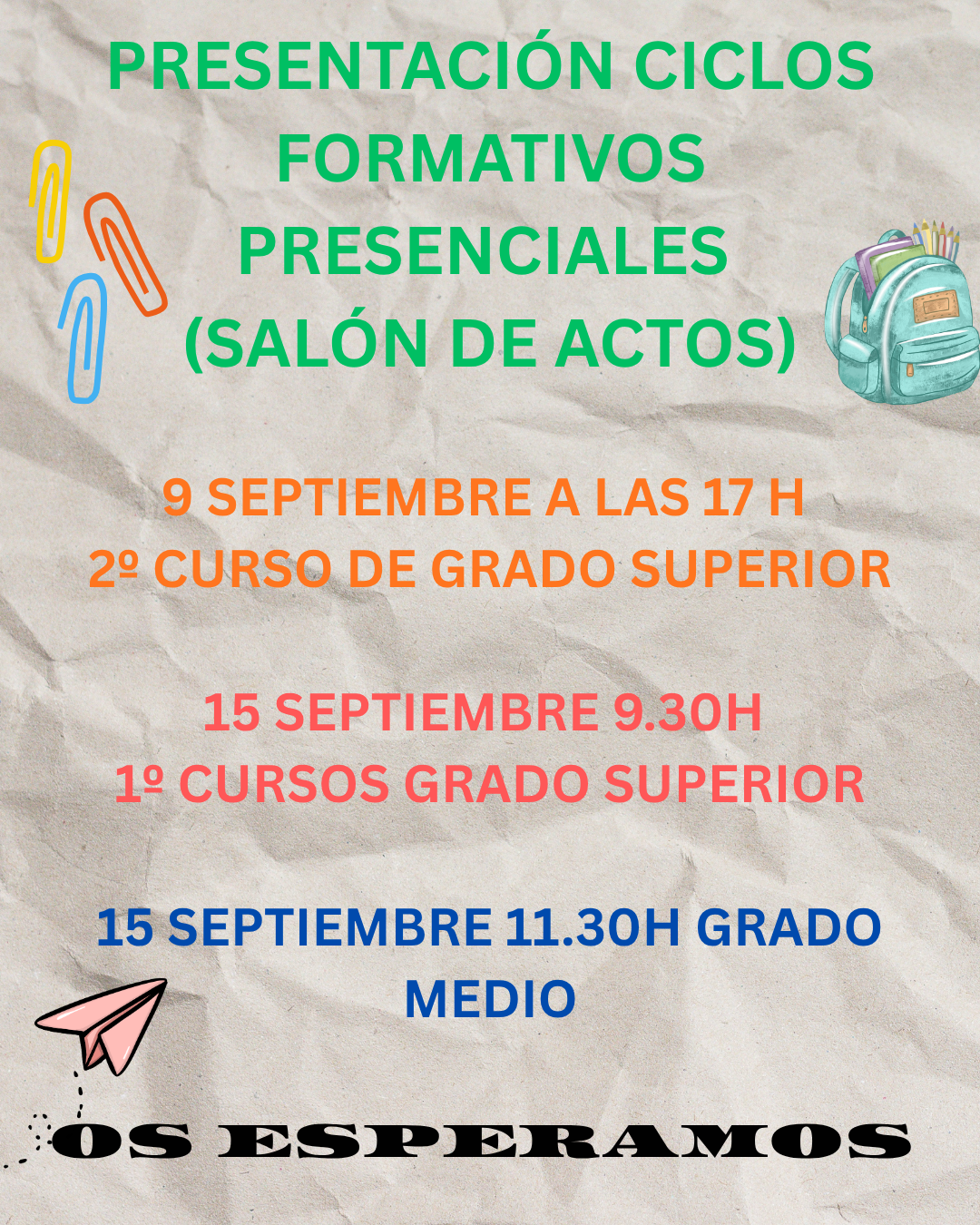 Presentación FP Presencial<